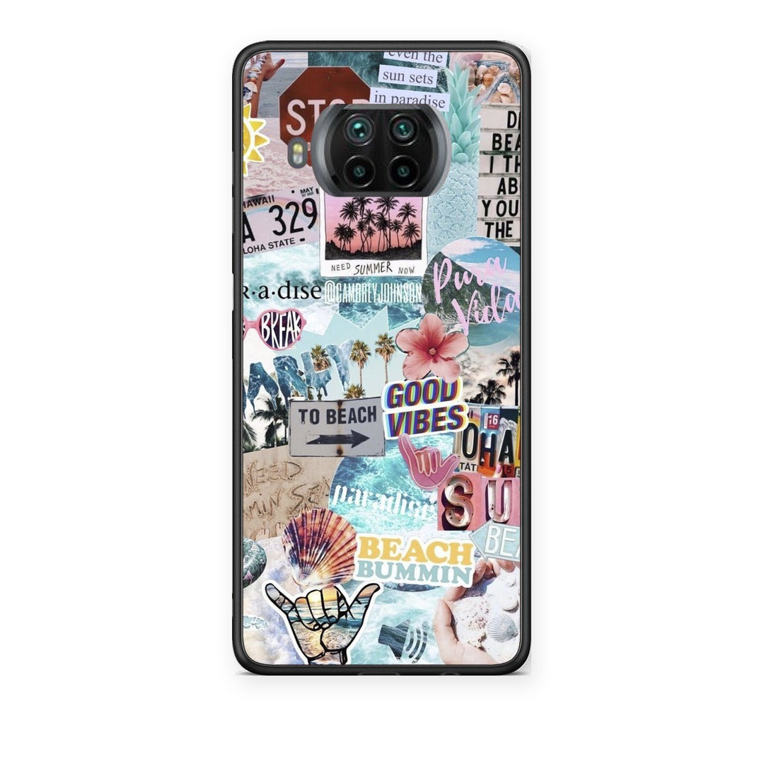Θήκη Xiaomi Mi 10T Lite Summer Vibes από τη Smartfits με σχέδιο στο πίσω μέρος και μαύρο περίβλημα | Xiaomi Mi 10T Lite Summer Vibes case with colorful back and black bezels