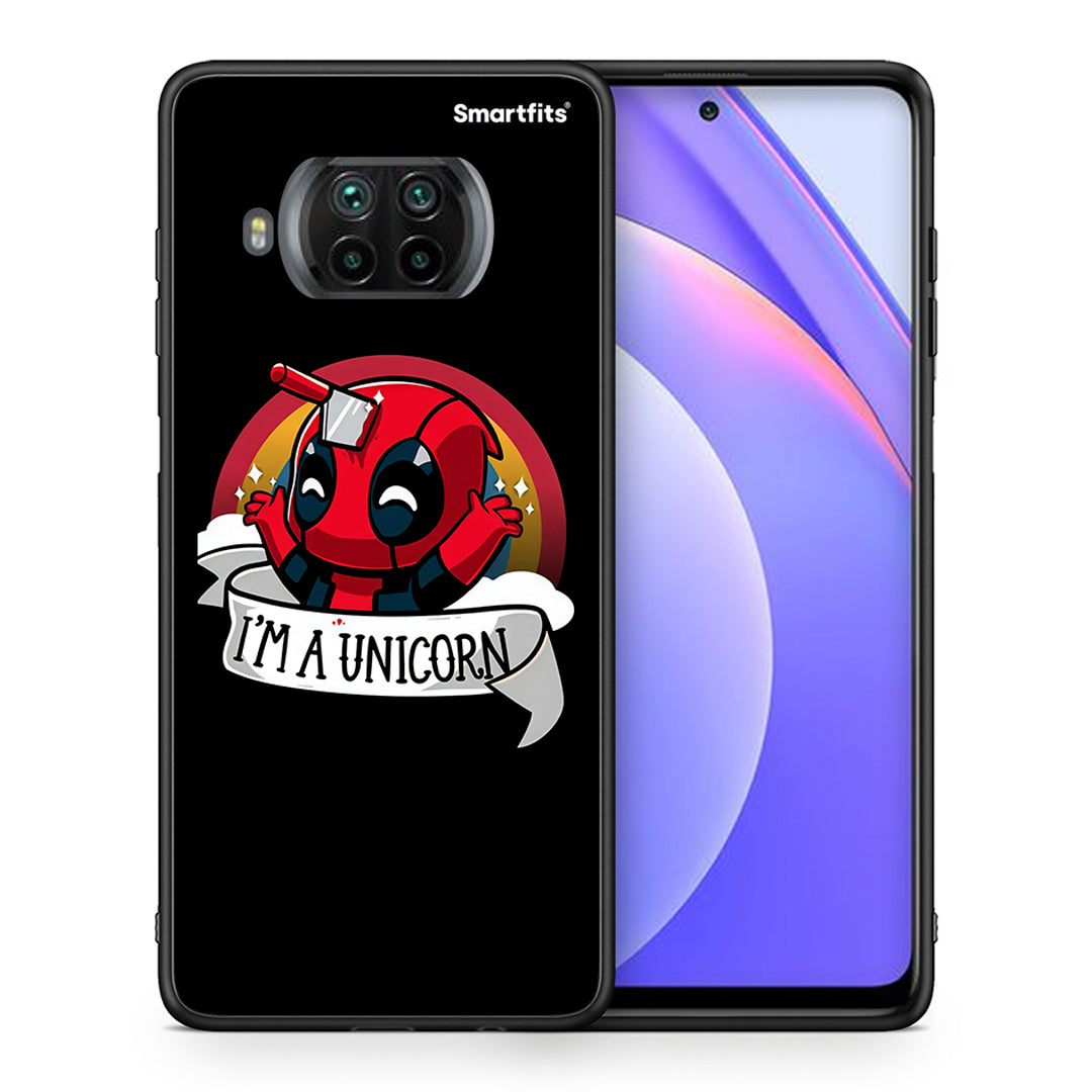 Θήκη Xiaomi Mi 10T Lite Unicorn Deadpool από τη Smartfits με σχέδιο στο πίσω μέρος και μαύρο περίβλημα | Xiaomi Mi 10T Lite Unicorn Deadpool case with colorful back and black bezels