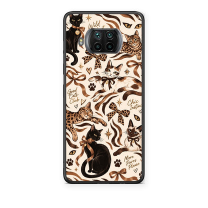 Θήκη Xiaomi Mi 10T Lite Wild Cats and Animal Print Collage από τη Smartfits με σχέδιο στο πίσω μέρος και μαύρο περίβλημα | Xiaomi Mi 10T Lite Wild Cats and Animal Print Collage case with colorful back and black bezels
