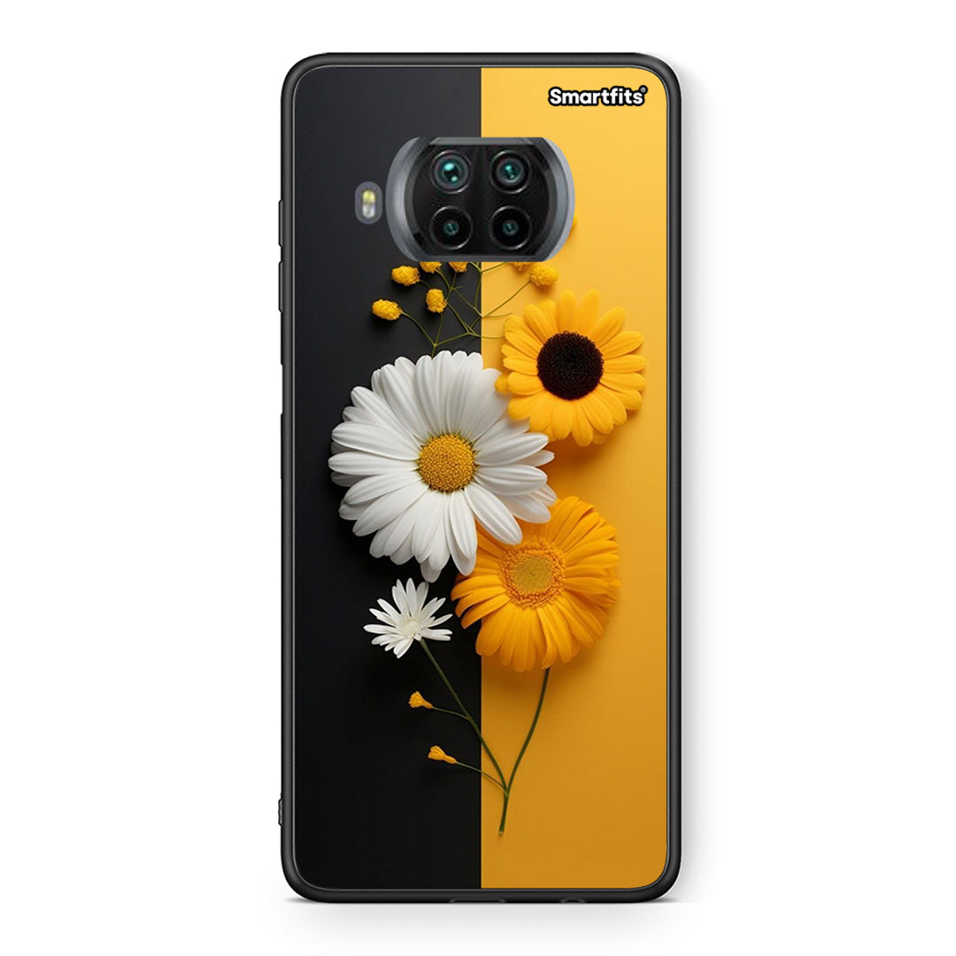 Θήκη Xiaomi Mi 10T Lite Yellow Daisies από τη Smartfits με σχέδιο στο πίσω μέρος και μαύρο περίβλημα | Xiaomi Mi 10T Lite Yellow Daisies case with colorful back and black bezels