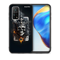Thumbnail for Θήκη Xiaomi Mi 10T/10T Pro Skull King Ace από τη Smartfits με σχέδιο στο πίσω μέρος και μαύρο περίβλημα | Xiaomi Mi 10T/10T Pro Skull King Ace case with colorful back and black bezels