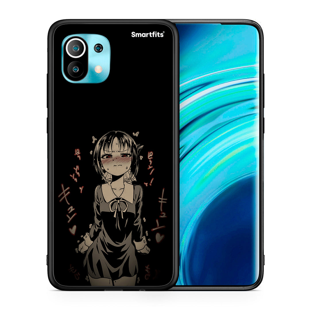 Θήκη Xiaomi Mi 11 Anime Girl από τη Smartfits με σχέδιο στο πίσω μέρος και μαύρο περίβλημα | Xiaomi Mi 11 Anime Girl case with colorful back and black bezels