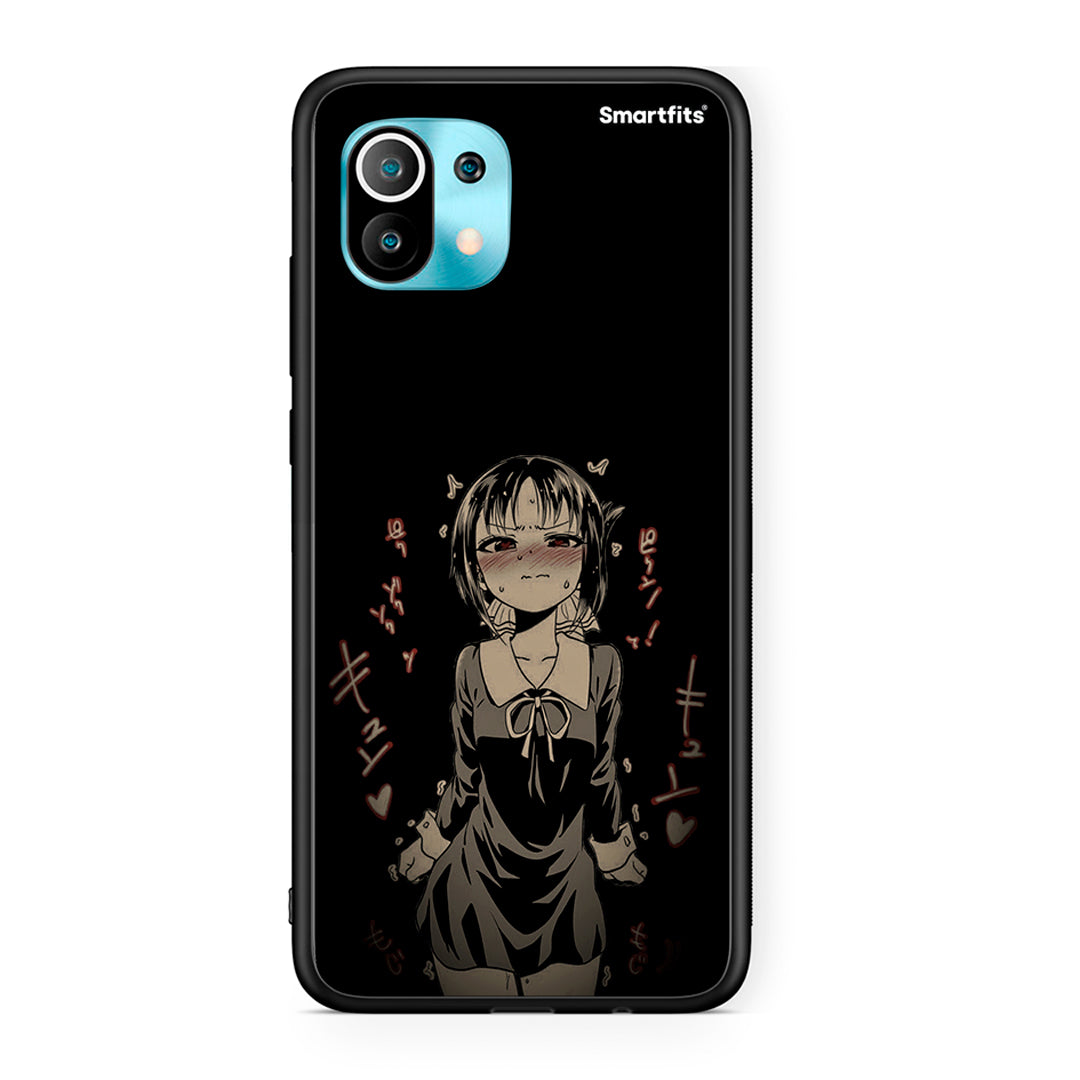 Xiaomi Mi 11 Anime Girl θήκη από τη Smartfits με σχέδιο στο πίσω μέρος και μαύρο περίβλημα | Smartphone case with colorful back and black bezels by Smartfits