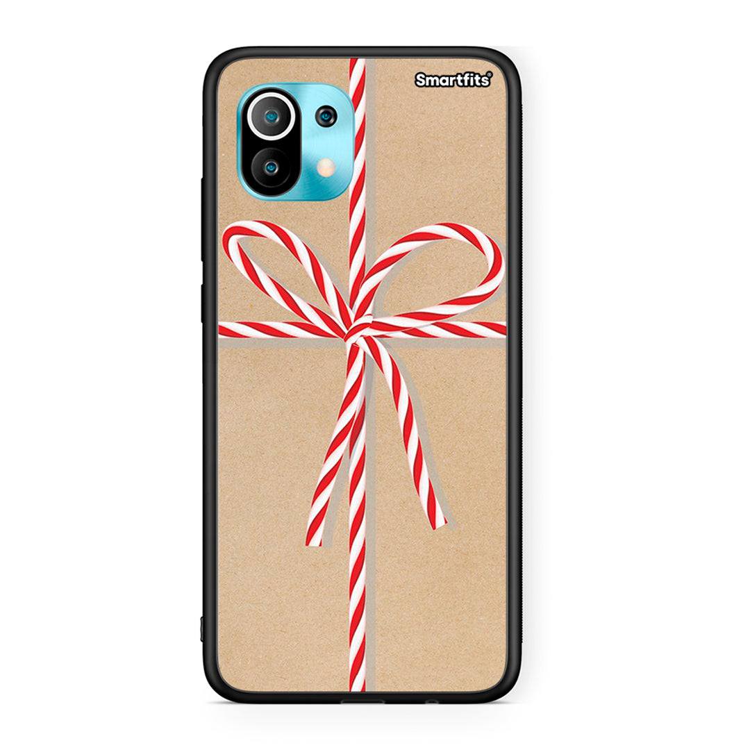Xiaomi Mi 11 Christmas Gift θήκη από τη Smartfits με σχέδιο στο πίσω μέρος και μαύρο περίβλημα | Smartphone case with colorful back and black bezels by Smartfits