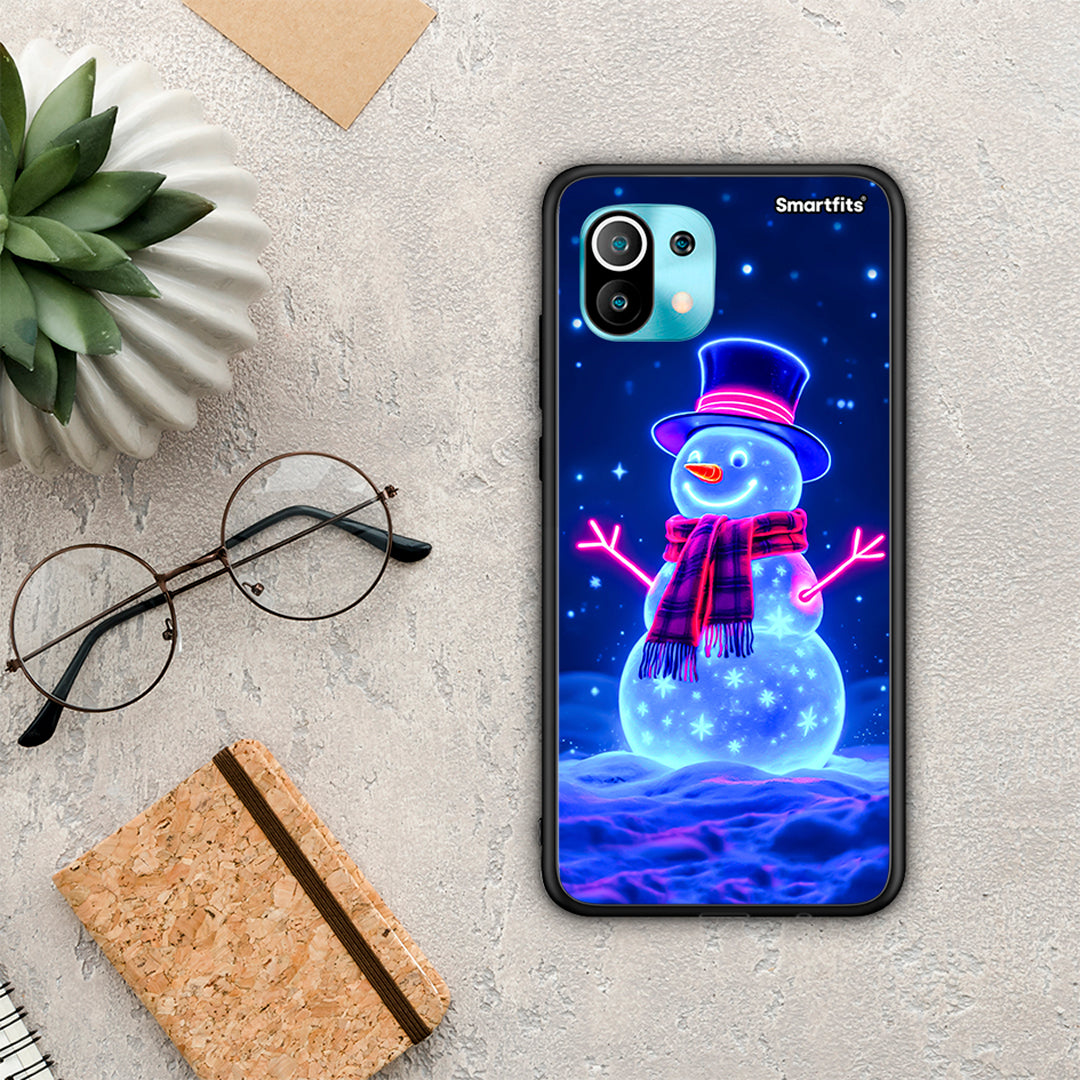 Christmas Neon Snowman - Xiaomi Mi 11 / 11 Pro θήκη