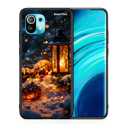 Θήκη Xiaomi Mi 11 Christmas Ornaments από τη Smartfits με σχέδιο στο πίσω μέρος και μαύρο περίβλημα | Xiaomi Mi 11 Christmas Ornaments case with colorful back and black bezels