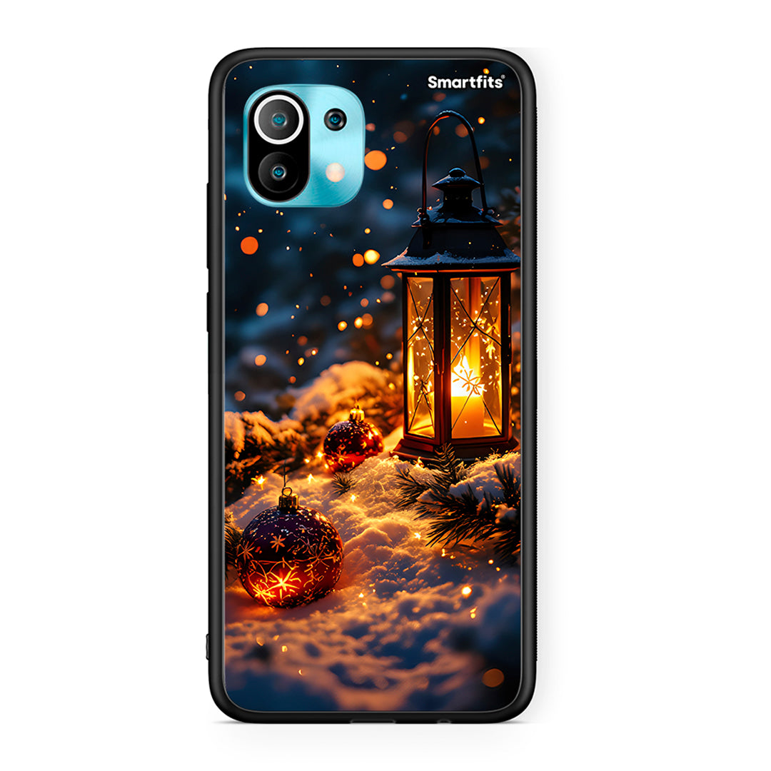 Xiaomi Mi 11 Christmas Ornaments θήκη από τη Smartfits με σχέδιο στο πίσω μέρος και μαύρο περίβλημα | Smartphone case with colorful back and black bezels by Smartfits