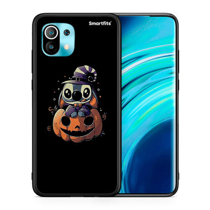 Θήκη Xiaomi Mi 11 Halloween Stitch από τη Smartfits με σχέδιο στο πίσω μέρος και μαύρο περίβλημα | Xiaomi Mi 11 Halloween Stitch case with colorful back and black bezels