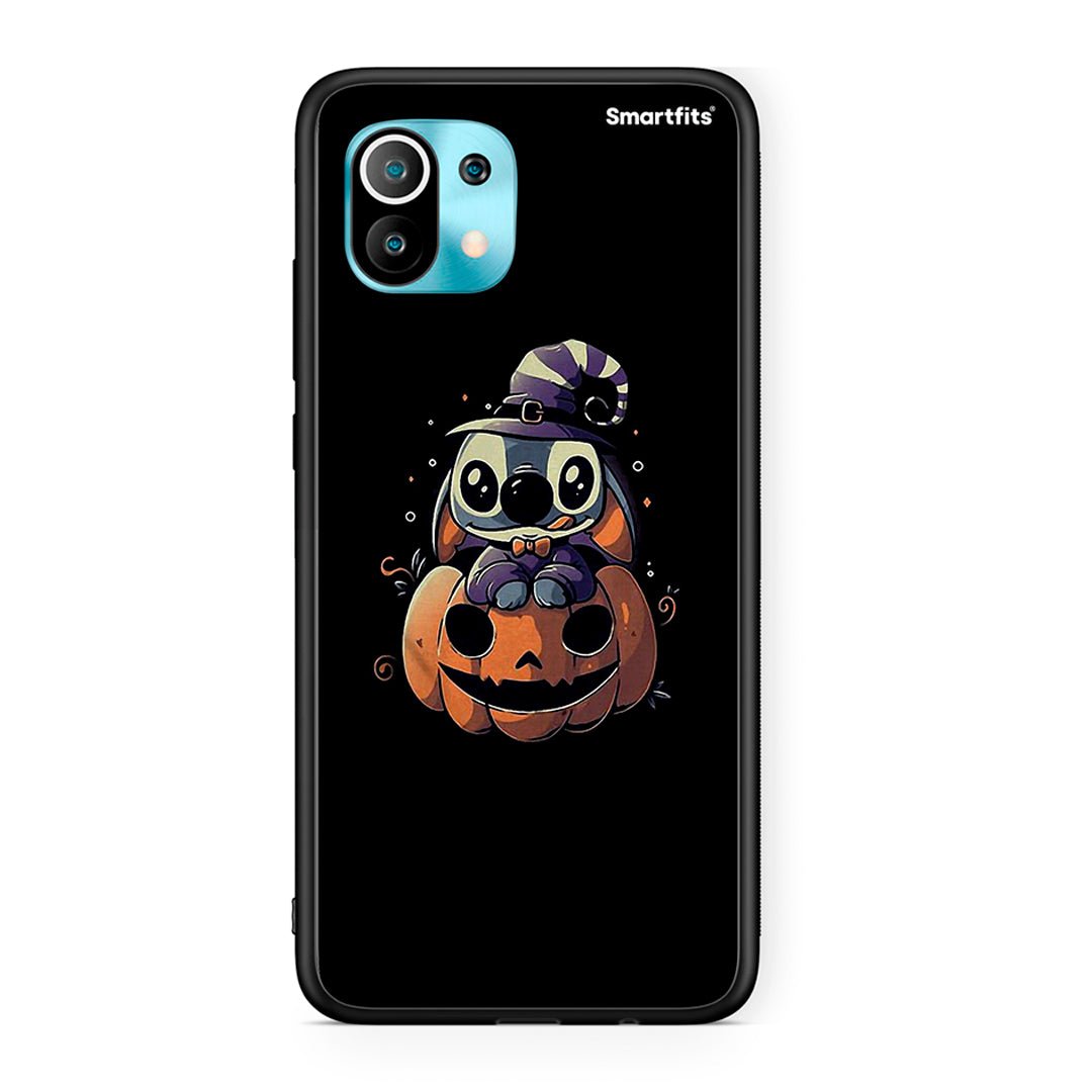 Xiaomi Mi 11 Halloween Stitch θήκη από τη Smartfits με σχέδιο στο πίσω μέρος και μαύρο περίβλημα | Smartphone case with colorful back and black bezels by Smartfits