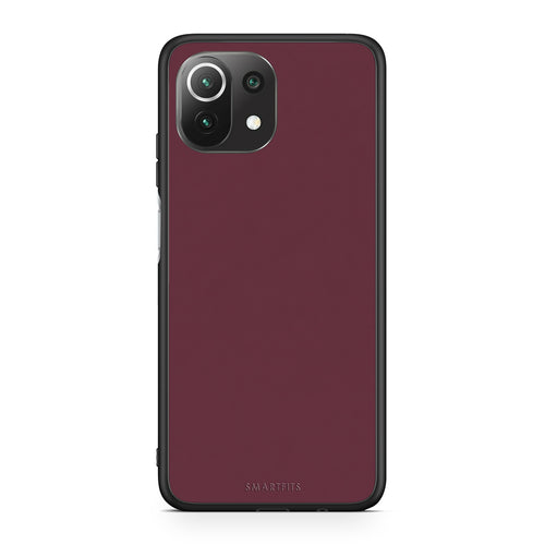 Θήκη Xiaomi 11 Lite 5G NE / Mi 11 Lite Muted Burgundy από τη Smartfits με σχέδιο στο πίσω μέρος και μαύρο περίβλημα | Xiaomi 11 Lite 5G NE / Mi 11 Lite Muted Burgundy case with colorful back and black bezels