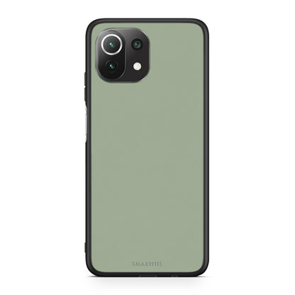 Θήκη Xiaomi 11 Lite 5G NE / Mi 11 Lite Sage Green από τη Smartfits με σχέδιο στο πίσω μέρος και μαύρο περίβλημα | Xiaomi 11 Lite 5G NE / Mi 11 Lite Sage Green case with colorful back and black bezels