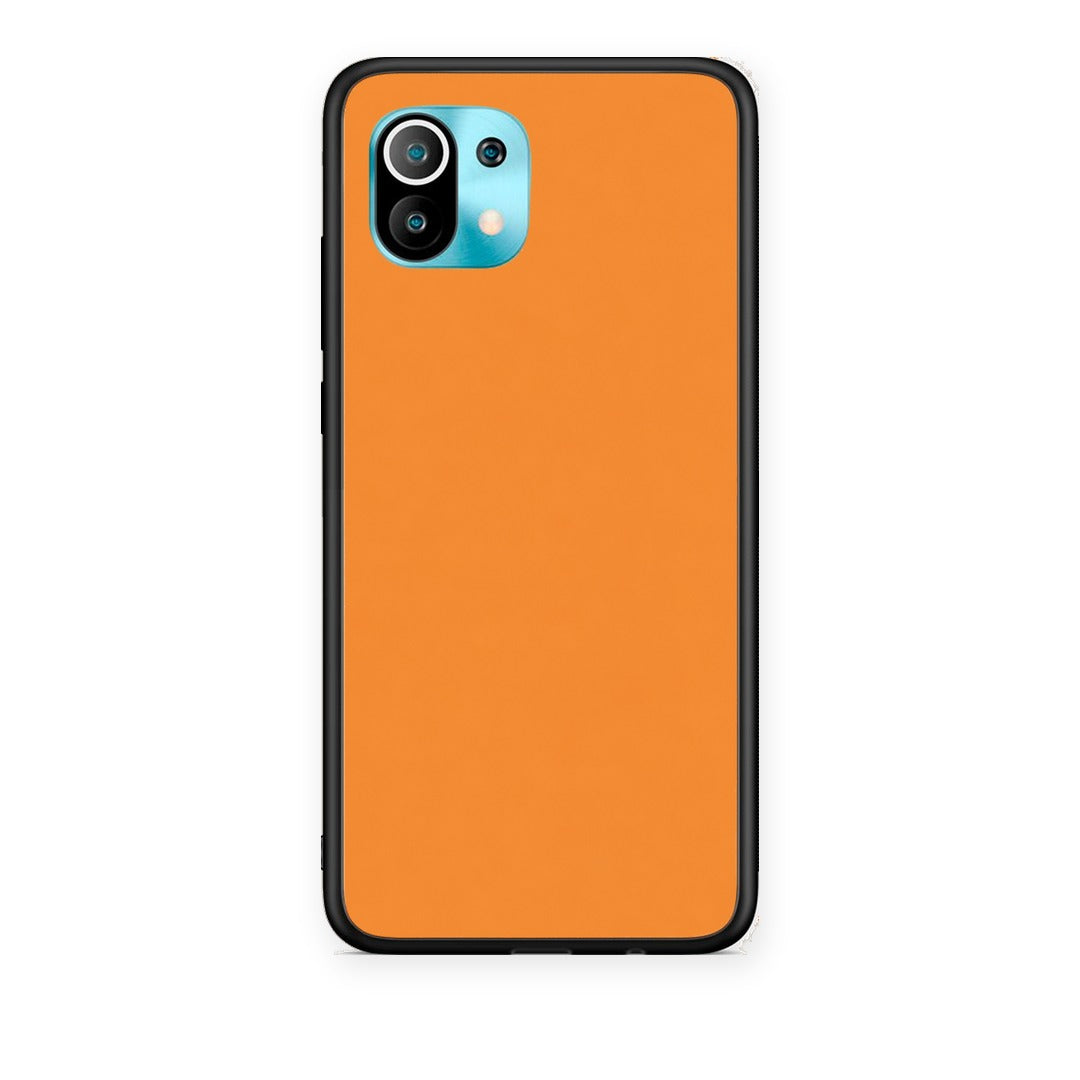 Θήκη Xiaomi Mi 11 / 11 Pro Tangerine Orange από τη Smartfits με σχέδιο στο πίσω μέρος και μαύρο περίβλημα | Xiaomi Mi 11 / 11 Pro Tangerine Orange case with colorful back and black bezels