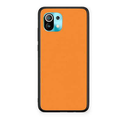 Θήκη Xiaomi Mi 11 / 11 Pro Tangerine Orange από τη Smartfits με σχέδιο στο πίσω μέρος και μαύρο περίβλημα | Xiaomi Mi 11 / 11 Pro Tangerine Orange case with colorful back and black bezels
