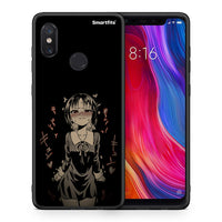 Thumbnail for Θήκη Xiaomi Mi 8 Anime Girl από τη Smartfits με σχέδιο στο πίσω μέρος και μαύρο περίβλημα | Xiaomi Mi 8 Anime Girl case with colorful back and black bezels