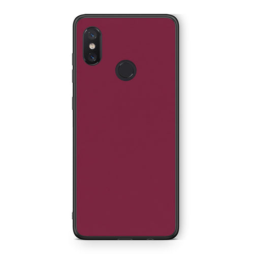 Θήκη Xiaomi Mi 8 Burgundy από τη Smartfits με σχέδιο στο πίσω μέρος και μαύρο περίβλημα | Xiaomi Mi 8 Burgundy case with colorful back and black bezels