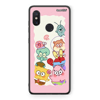 Thumbnail for Xiaomi Mi 8 Cute Companion θήκη από τη Smartfits με σχέδιο στο πίσω μέρος και μαύρο περίβλημα | Smartphone case with colorful back and black bezels by Smartfits