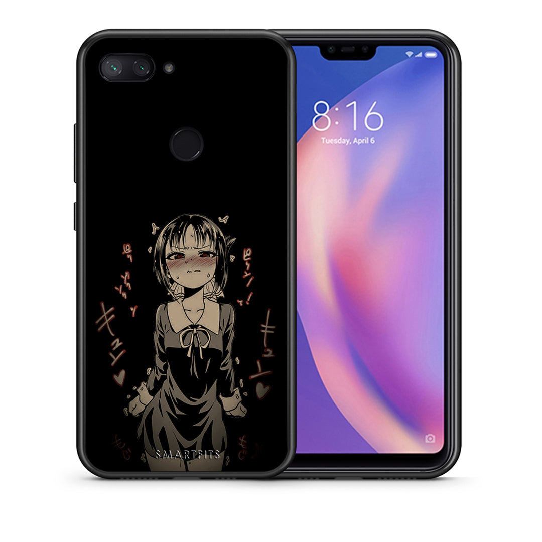 Θήκη Xiaomi Mi 8 Lite Anime Girl από τη Smartfits με σχέδιο στο πίσω μέρος και μαύρο περίβλημα | Xiaomi Mi 8 Lite Anime Girl case with colorful back and black bezels