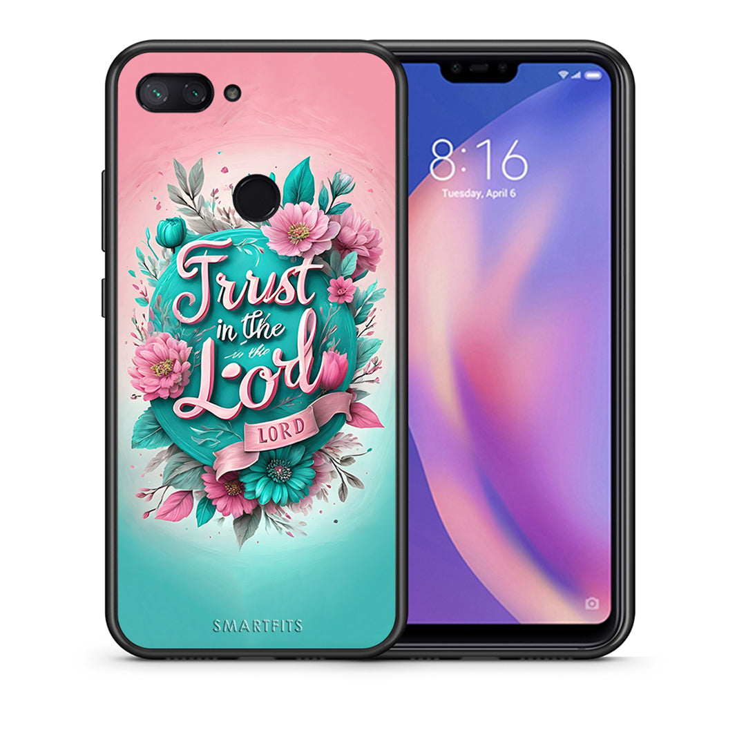 Θήκη Xiaomi Mi 8 Lite Lord Trust από τη Smartfits με σχέδιο στο πίσω μέρος και μαύρο περίβλημα | Xiaomi Mi 8 Lite Lord Trust case with colorful back and black bezels