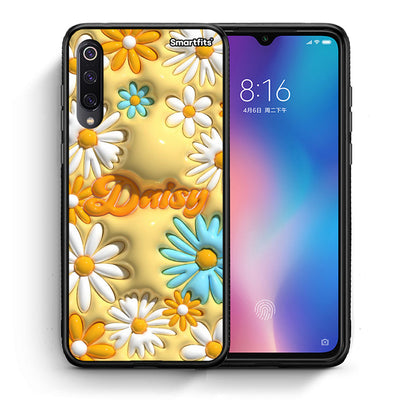 Θήκη Xiaomi Mi 9 Bubble Daisies από τη Smartfits με σχέδιο στο πίσω μέρος και μαύρο περίβλημα | Xiaomi Mi 9 Bubble Daisies case with colorful back and black bezels