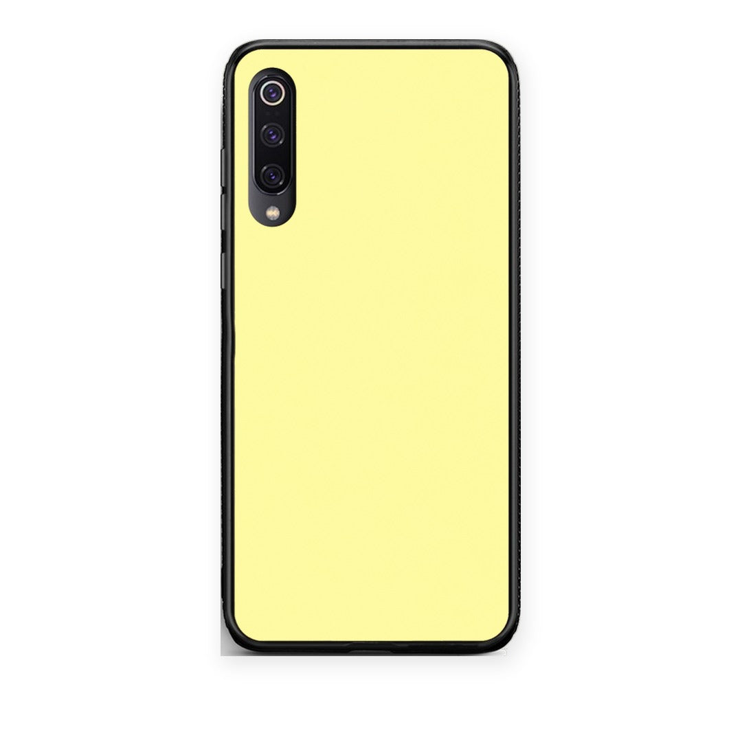 Θήκη Xiaomi Mi 9 Butter Yellow από τη Smartfits με σχέδιο στο πίσω μέρος και μαύρο περίβλημα | Xiaomi Mi 9 Butter Yellow case with colorful back and black bezels