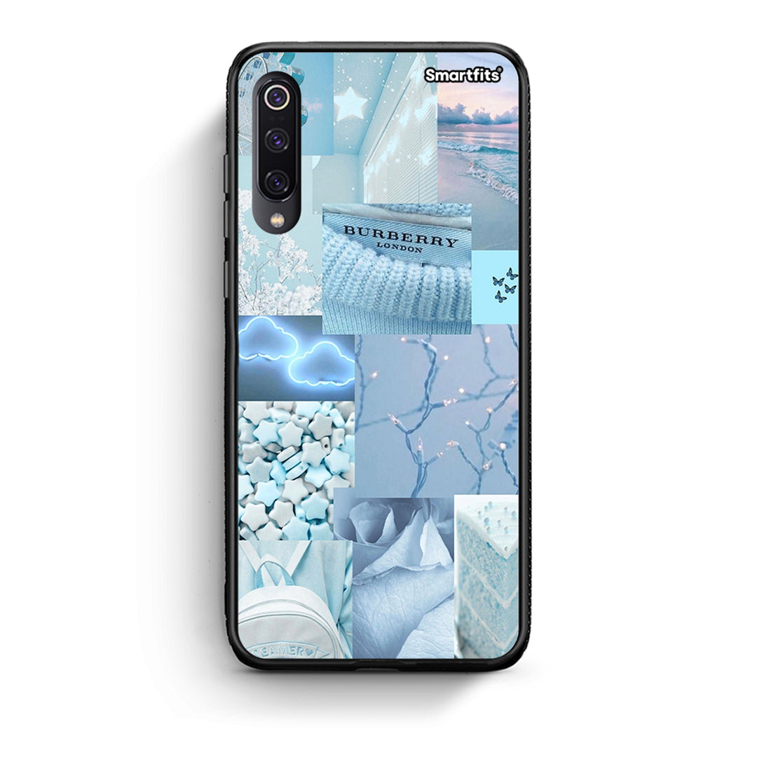 Xiaomi Mi 9 Ciel Aesthetic Collage θήκη από τη Smartfits με σχέδιο στο πίσω μέρος και μαύρο περίβλημα | Smartphone case with colorful back and black bezels by Smartfits