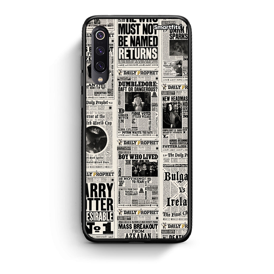 Xiaomi Mi 9 Harry Paper θήκη από τη Smartfits με σχέδιο στο πίσω μέρος και μαύρο περίβλημα | Smartphone case with colorful back and black bezels by Smartfits