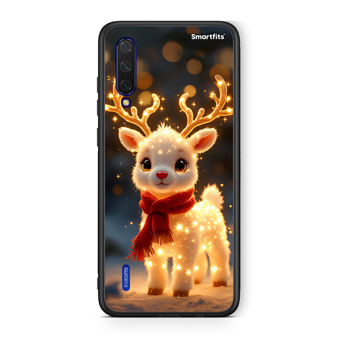 Xiaomi Mi 9 Lite Christmas Cutie θήκη από τη Smartfits με σχέδιο στο πίσω μέρος και μαύρο περίβλημα | Smartphone case with colorful back and black bezels by Smartfits