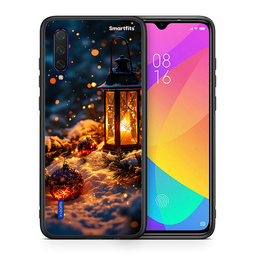 Θήκη Xiaomi Mi 9 Lite Christmas Ornaments από τη Smartfits με σχέδιο στο πίσω μέρος και μαύρο περίβλημα | Xiaomi Mi 9 Lite Christmas Ornaments case with colorful back and black bezels
