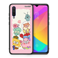 Thumbnail for Θήκη Xiaomi Mi 9 Lite Cute Companion από τη Smartfits με σχέδιο στο πίσω μέρος και μαύρο περίβλημα | Xiaomi Mi 9 Lite Cute Companion case with colorful back and black bezels