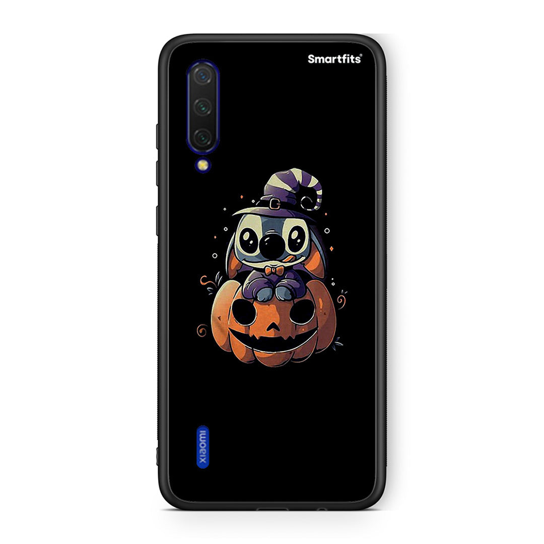 Xiaomi Mi 9 Lite Halloween Stitch θήκη από τη Smartfits με σχέδιο στο πίσω μέρος και μαύρο περίβλημα | Smartphone case with colorful back and black bezels by Smartfits