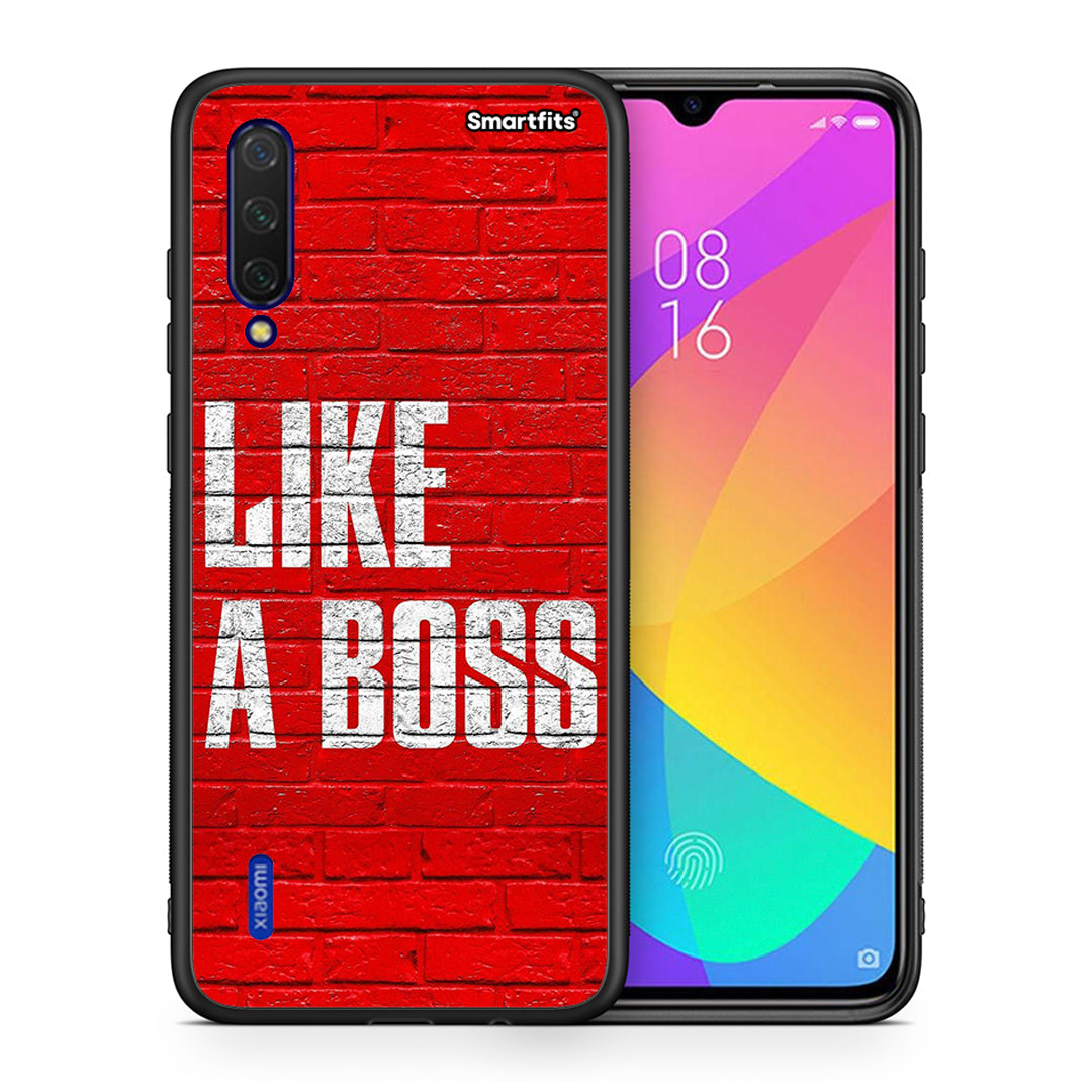 Θήκη Xiaomi Mi 9 Lite Like A Boss από τη Smartfits με σχέδιο στο πίσω μέρος και μαύρο περίβλημα | Xiaomi Mi 9 Lite Like A Boss case with colorful back and black bezels