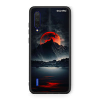 Thumbnail for Xiaomi Mi 9 Lite Red Full Moon θήκη από τη Smartfits με σχέδιο στο πίσω μέρος και μαύρο περίβλημα | Smartphone case with colorful back and black bezels by Smartfits