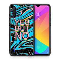 Thumbnail for Θήκη Xiaomi Mi 9 Lite Yes But No από τη Smartfits με σχέδιο στο πίσω μέρος και μαύρο περίβλημα | Xiaomi Mi 9 Lite Yes But No case with colorful back and black bezels