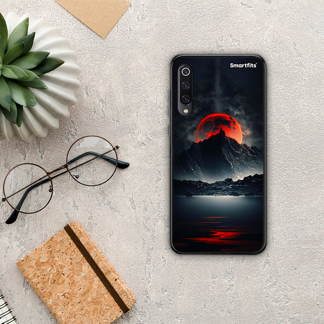 Red Full Moon - Xiaomi Mi 9 θήκη