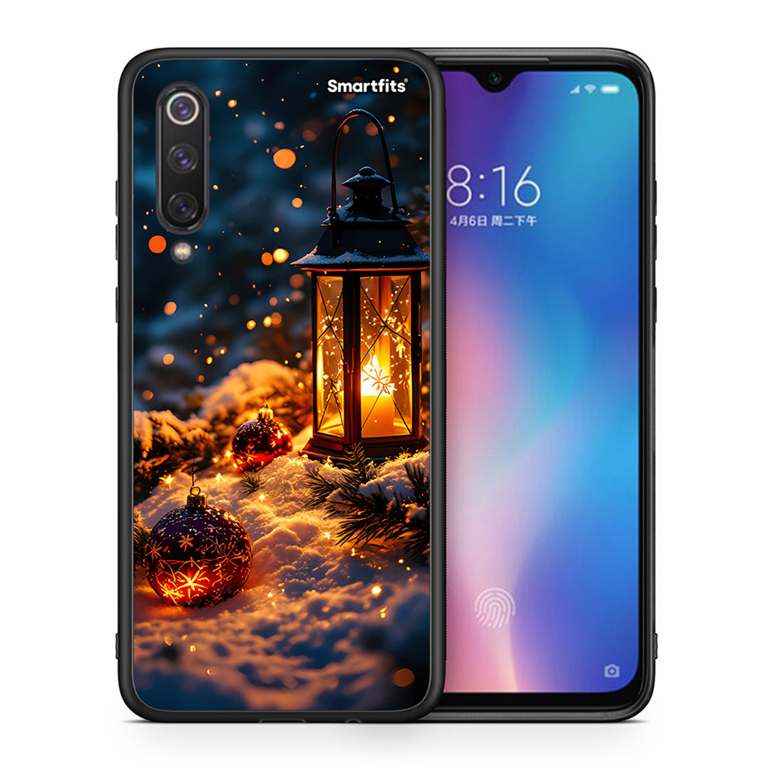 Θήκη Xiaomi Mi 9 SE Christmas Ornaments από τη Smartfits με σχέδιο στο πίσω μέρος και μαύρο περίβλημα | Xiaomi Mi 9 SE Christmas Ornaments case with colorful back and black bezels