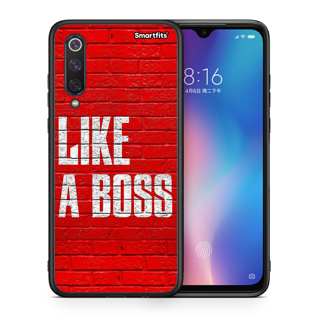 Θήκη Xiaomi Mi 9 SE Like A Boss από τη Smartfits με σχέδιο στο πίσω μέρος και μαύρο περίβλημα | Xiaomi Mi 9 SE Like A Boss case with colorful back and black bezels