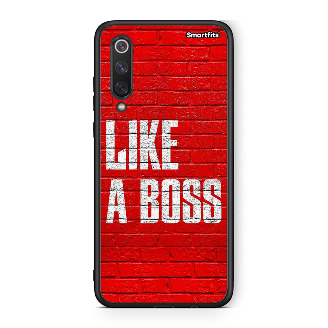 Xiaomi Mi 9 SE Like A Boss θήκη από τη Smartfits με σχέδιο στο πίσω μέρος και μαύρο περίβλημα | Smartphone case with colorful back and black bezels by Smartfits