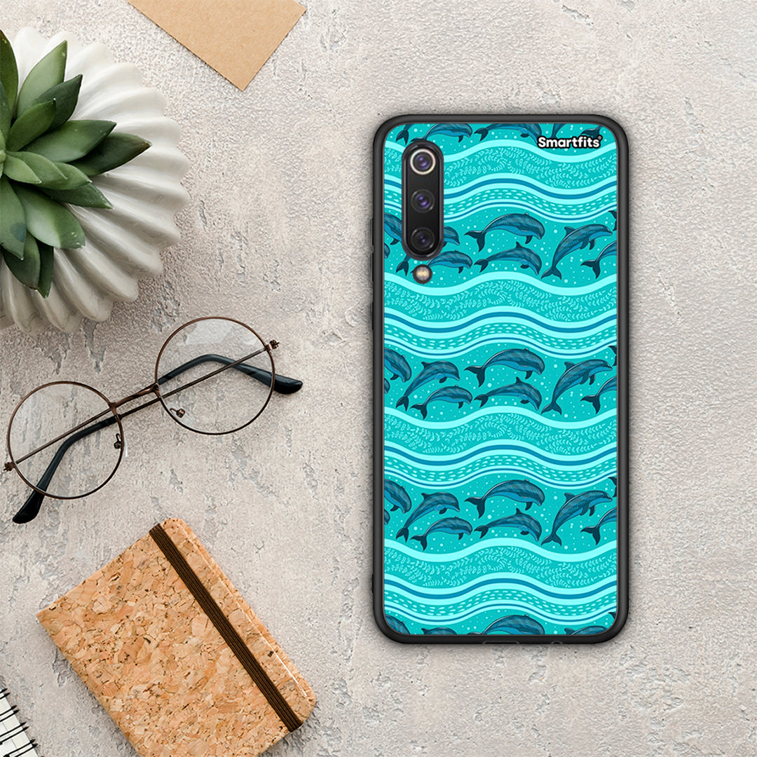 Swimming Dolphins - Xiaomi Mi 9 SE θήκη