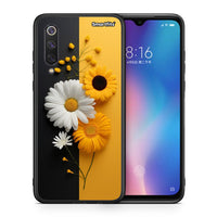 Thumbnail for Θήκη Xiaomi Mi 9 SE Yellow Daisies από τη Smartfits με σχέδιο στο πίσω μέρος και μαύρο περίβλημα | Xiaomi Mi 9 SE Yellow Daisies case with colorful back and black bezels