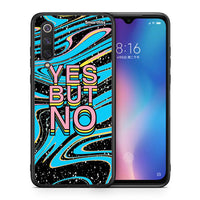 Thumbnail for Θήκη Xiaomi Mi 9 SE Yes But No από τη Smartfits με σχέδιο στο πίσω μέρος και μαύρο περίβλημα | Xiaomi Mi 9 SE Yes But No case with colorful back and black bezels