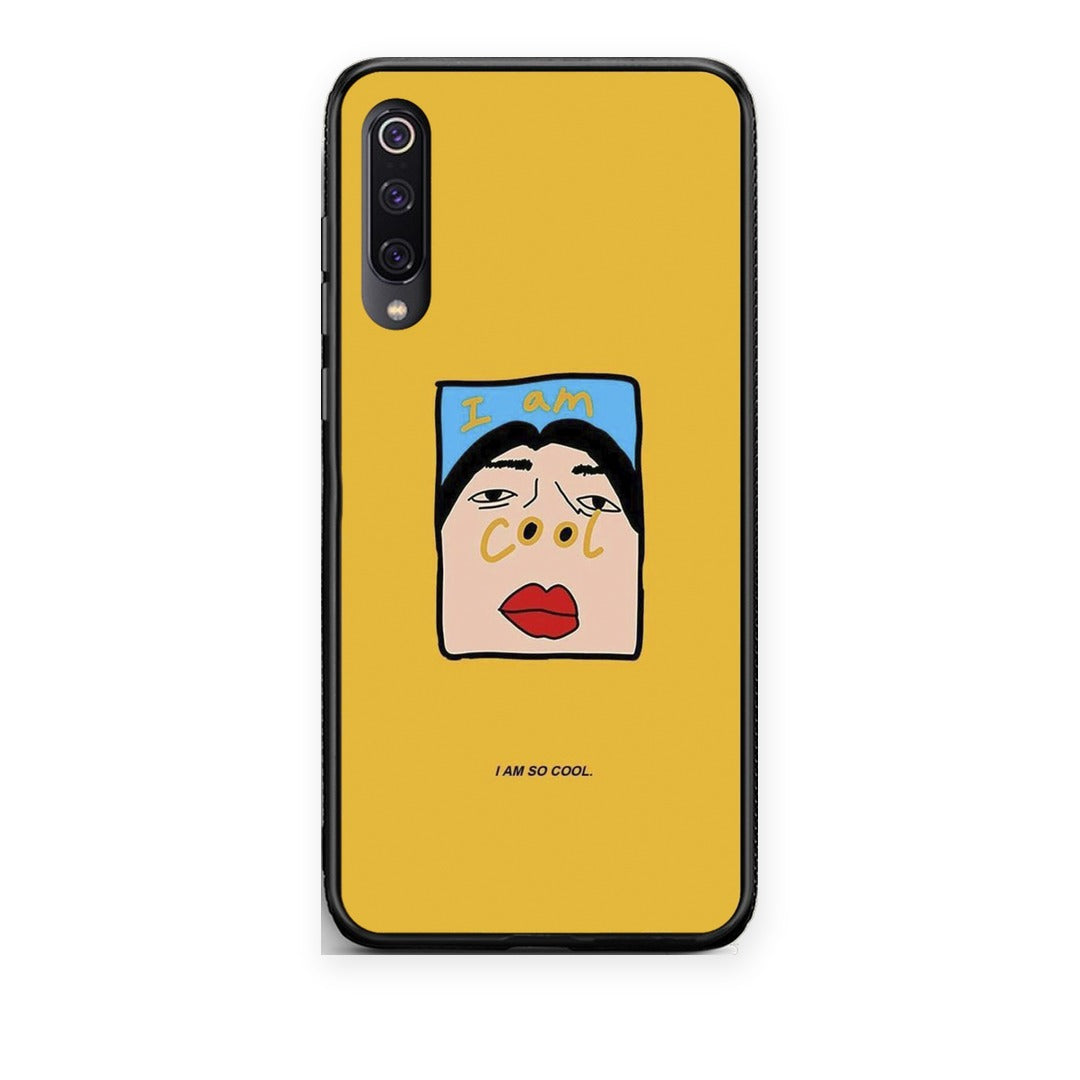 Θήκη Xiaomi Mi 9 So Cool από τη Smartfits με σχέδιο στο πίσω μέρος και μαύρο περίβλημα | Xiaomi Mi 9 So Cool case with colorful back and black bezels