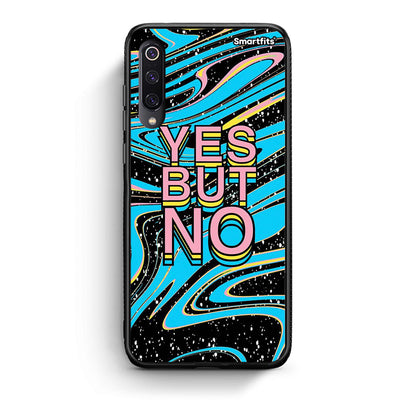 Xiaomi Mi 9 Yes But No θήκη από τη Smartfits με σχέδιο στο πίσω μέρος και μαύρο περίβλημα | Smartphone case with colorful back and black bezels by Smartfits
