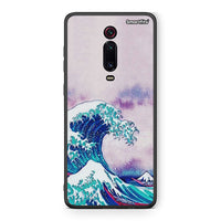 Thumbnail for Xiaomi Mi 9T Blue Waves θήκη από τη Smartfits με σχέδιο στο πίσω μέρος και μαύρο περίβλημα | Smartphone case with colorful back and black bezels by Smartfits