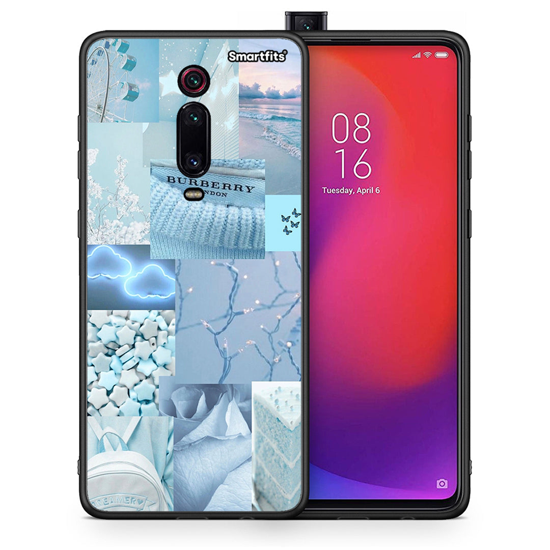 Θήκη Xiaomi Mi 9T Ciel Aesthetic Collage από τη Smartfits με σχέδιο στο πίσω μέρος και μαύρο περίβλημα | Xiaomi Mi 9T Ciel Aesthetic Collage case with colorful back and black bezels