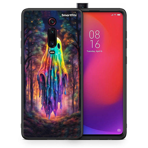 Θήκη Xiaomi Redmi K20/K20 Pro Halloween Ghost από τη Smartfits με σχέδιο στο πίσω μέρος και μαύρο περίβλημα | Xiaomi Redmi K20/K20 Pro Halloween Ghost case with colorful back and black bezels