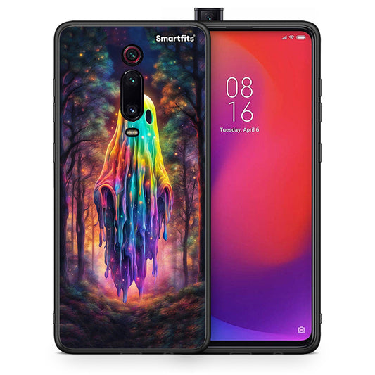 Θήκη Xiaomi Redmi K20/K20 Pro Halloween Ghost από τη Smartfits με σχέδιο στο πίσω μέρος και μαύρο περίβλημα | Xiaomi Redmi K20/K20 Pro Halloween Ghost case with colorful back and black bezels