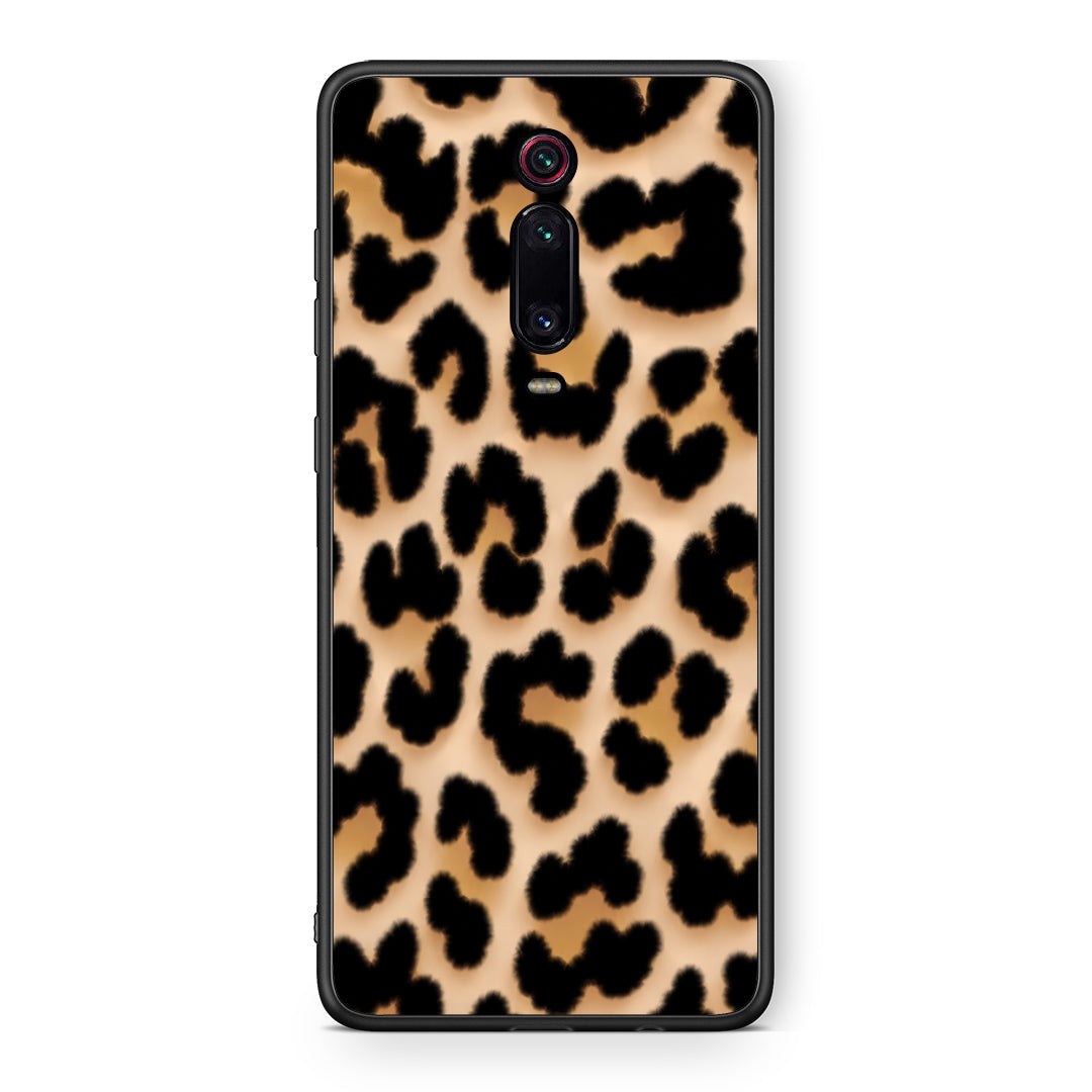 Θήκη Xiaomi Redmi K20 / K20 Pro Leopard Print Tan Large από τη Smartfits με σχέδιο στο πίσω μέρος και μαύρο περίβλημα | Xiaomi Redmi K20 / K20 Pro Leopard Print Tan Large case with colorful back and black bezels