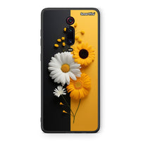 Thumbnail for Xiaomi Mi 9T Yellow Daisies θήκη από τη Smartfits με σχέδιο στο πίσω μέρος και μαύρο περίβλημα | Smartphone case with colorful back and black bezels by Smartfits