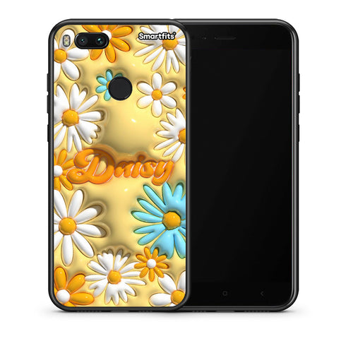 Θήκη Xiaomi Mi A1 Bubble Daisies από τη Smartfits με σχέδιο στο πίσω μέρος και μαύρο περίβλημα | Xiaomi Mi A1 Bubble Daisies case with colorful back and black bezels
