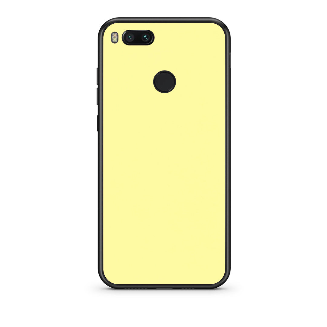 Θήκη Xiaomi Mi A1 Butter Yellow από τη Smartfits με σχέδιο στο πίσω μέρος και μαύρο περίβλημα | Xiaomi Mi A1 Butter Yellow case with colorful back and black bezels